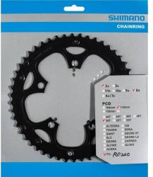 Shimano Claris FC-RS200 országúti első lánckerék, 110 mm, 50T, acél, 2x8s, fekete