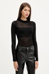 HUGO Blue pulóver könnyű, fekete, 50543045 - fekete S