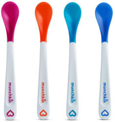  Munchkin etetőkanál szett hőérzékelős White Hot 4db 3hó - babycenter-online