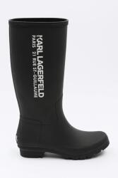 Karl Lagerfeld gumicsizma KALOSH fekete, női, KL47085 - fekete Női 39