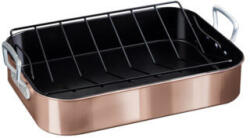 Berlinger Haus Metallic Rosegold Line tepsi kiemelő ráccsal, titán bevonattal (BH-7647)