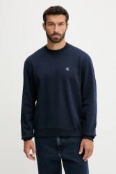 Calvin Klein pamut melegítőfelső sötétkék, sima, LV04RC296G - sötétkék XL