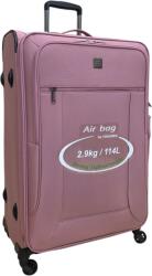 Touareg két részes mályva színű négykerekű bővíthető nagy bőrönd AIR6932-Mályva L
