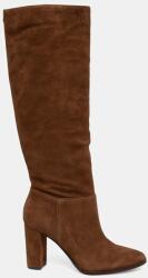 Lauren Ralph Lauren csizma Artizan Tall barna, női, magassarkú, 802937807002 - barna Női 35.5