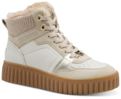 Marco Tozzi női fűzős cipzáros bézs bokacipő 26211-45-402 07700