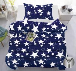  Pamut ágynemű STAR sötétkék Ágyneműhuzat mérete: 70 x 90 cm | 140 x 200 cm