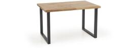  Kihúzható étkezőasztal tölgyfa asztallappal RADUS 140(220)x85