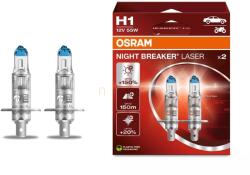 OSRAM Night Breaker Laser H1 halogén fényszórólámpa