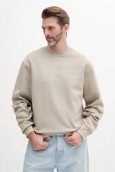 Calvin Klein pamut melegítőfelső bézs, férfi, sima, J30J327228 - bézs XXL