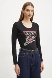 GUESS hosszú ujjú női, fekete, W5RI64 I3Z14 - fekete S