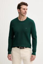 Tommy Hilfiger pamut pulóver könnyű, fekete, MW0MW36347 - türkiz S