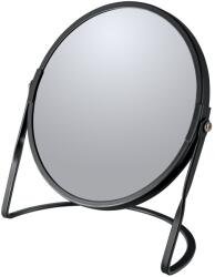 spirella Akira kozmetikai nagyító tükör, mattfekete, fekete