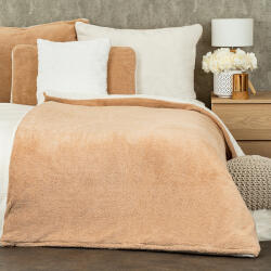 4home Teddy gyapjú hatású ágyneműhuzat, bézs, 140 x 200 cm, 70 x 90 cm, bézs