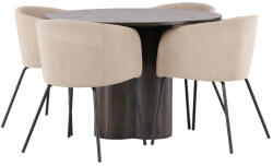  Étkezőgarnitúra Dallas 3978 (Barna)