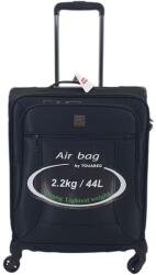 Touareg fekete négykerekű kis kabinbőrönd AIR6932-Fekete S - minosegitaska