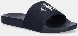 Calvin Klein Jeans papucs SLIDE MONOGRAM sötétkék, férfi, YM0YM01271 - sötétkék Férfi 40