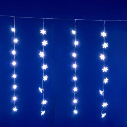 Somogyi Elektronic KAF50WH LED-es Hópehely Fényfüggöny, Hidegfehér