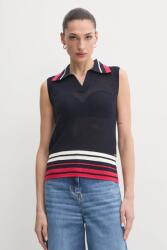 LIU JO pamut mellény - sötétkék M