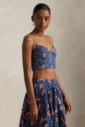 Ralph Lauren blúz pamutból - kék 38 - answear - 63 990 Ft