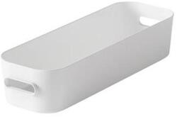 SMARTSTORE Műanyag tárolódoboz, 1, 3 liter, SMARTSTORE "Compact Slim", fehér (CSDSMART17) - tintasziget