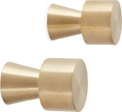 OYOY Cârlige de perete Pin, din alamă, set de 2 buc (10601) Agatator cuier