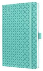 Sigel Naptár, A5, heti, 2026, kemény borító, SIGEL "Jolie", aqua zöld (J6103) - tonerpiac