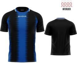 GIVOVA Stripe Sport Póló XL - Lélegző és Tartós fekete|kék