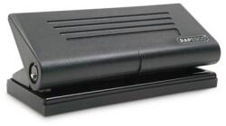 Rapesco Lyukasztó, hatlyukú, 8 lap, fém, RAPESCO "Diary 66", matt fekete (PF66P0B1) - tonerpiac