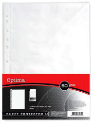 Optima Lefűzhető genotherm OPTIMA A4 60 mikron víztiszta 50db/csomag (20098/A) - tonerpiac