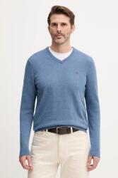 Tommy Hilfiger pamut pulóver MW0MW14745 - kék M