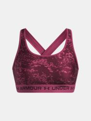Under Armour Női Under Armour Crossback Mid Print-RED melltartó XL vörös