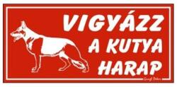 Gungl dekor Piktogram Vigyázz a kutya harap! piros (000/ 470P) - tonerpiac