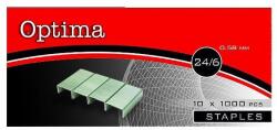Optima Tűzőkapocs OPTIMA 24/6 1000db/dob (22131) - tonerpiac