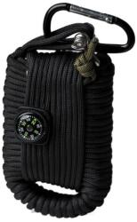 MIL-TEC PARACORD SURVIVAL KIT LARGE fekete 16027702 (16027702)