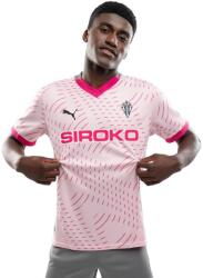 PUMA Men & Women Football Hivatalos Puma felnőtt Real Sporting labdarúgó mez Real rózsaszín