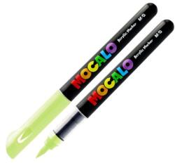 M&G MOCALO akril marker, ecset hegyű - világoszöld 538