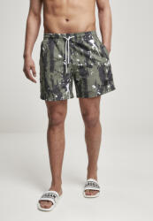 Urban Classics Pattern Swim Shorts white dot camo aop