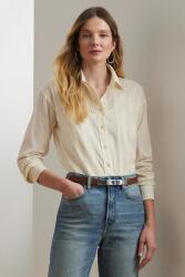 Ralph Lauren pamut ing galléros, bézs, relaxed, 200963736 - bézs XS