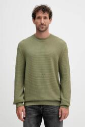 HUGO BOSS pamut pulóver könnyű, zöld, 50545283 - zöld S