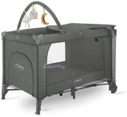  MoMi BELOVE PLUS emelhető magasságú utazóágy Zöld