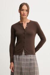 United Colors of Benetton gyapjú kardigán - barna XS