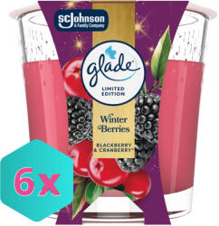 Glade illatgyertya - Winter Berries 112g KARTON - 6 db (K5000204414875)
