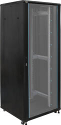 Pulsar RS4288 19 42U 800x800 álló rack szekrény, lapraszerelt, fekete
