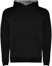 Roly Gyermekek/gyerekek Urban zsinóros kapucnis pulóver 5 - 6 EVES fekete|szürke - decathlon - 10 990 Ft