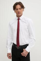 HUGO BOSS ing férfi, galléros, fehér, slim, 50534124 - fehér 42