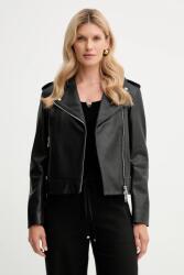 BOSS Orange bőrdzseki - fekete 40 - answear - 125 990 Ft