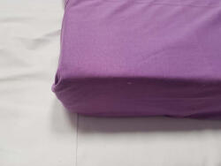 Daubner Pamut Lepedő 120x60cm Lila - Puha, Légáteresztő és Gumírozott Szélű Baba Lepedő Kiságyhoz