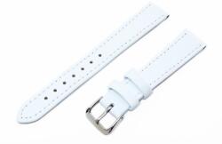 Karóra szíj, fehér színű, 75+115mm/ 16 mm (6286-6)