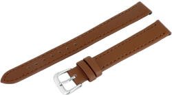  Karóra szíj, világosbarna színű, varrott, 75+115 mm / 14 mm XL (6289-4)