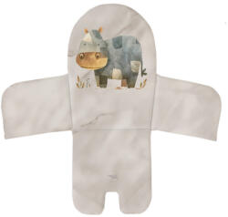 Ceba Baby Basic Etetőszék Betét 38x28cm Cosy Hippo - Puha, Kényelmes és Könnyen Tisztítható Ülésbetét Babáknak